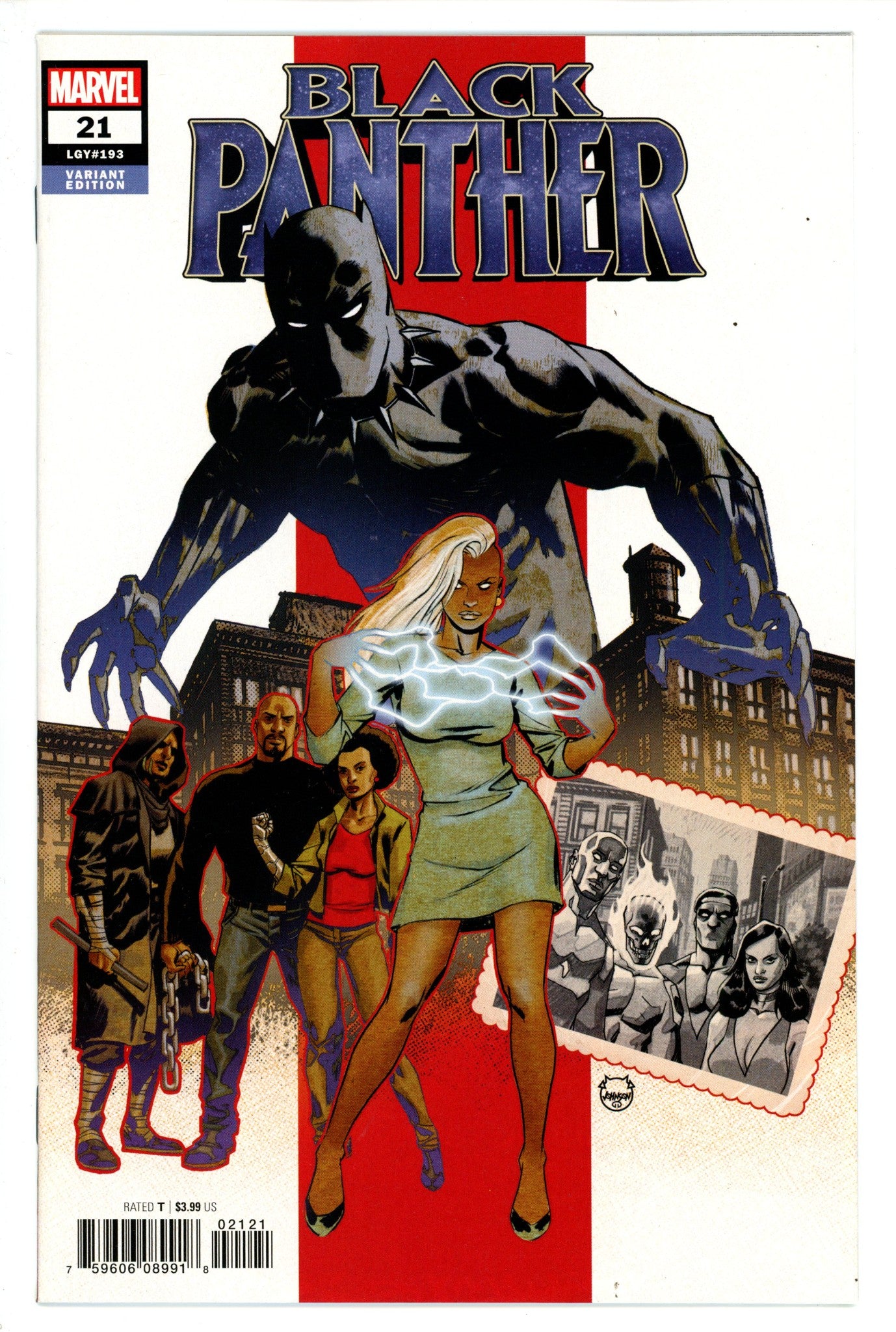 Black Panther Vol 7 21 (193) High Grade (2020) Johnson Variant 