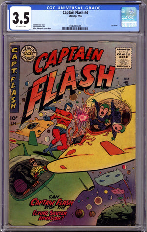 Captain Flash 4 CGC 3.5 (VG-) (1955)