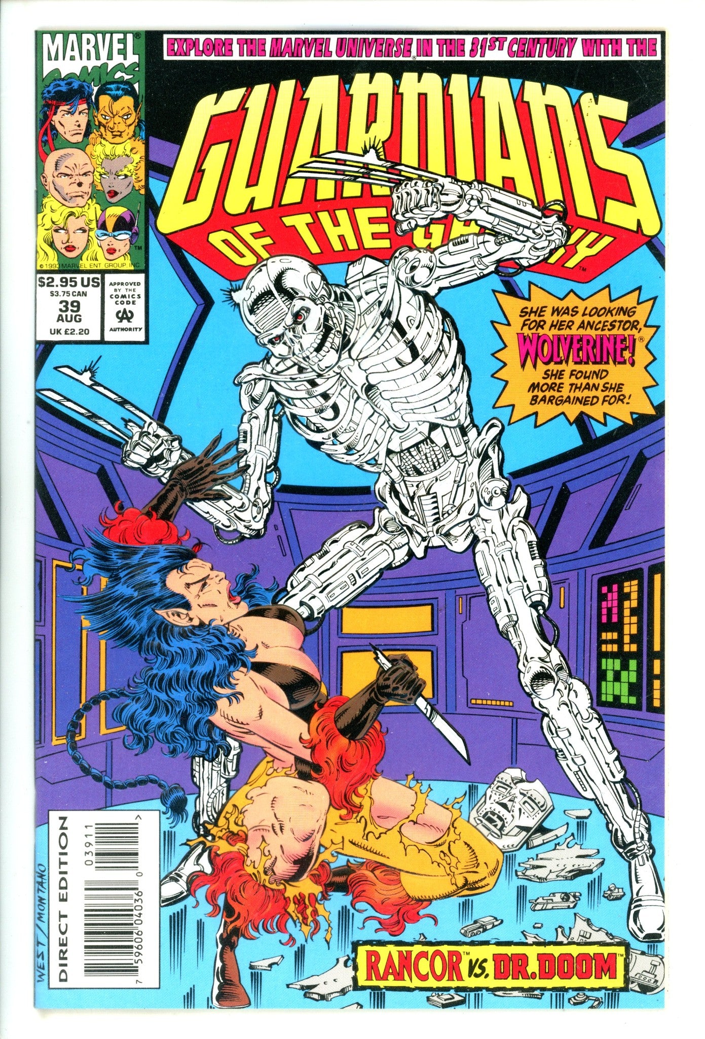 Guardians of the Galaxy Vol 1 39 High Grade (1993) 
