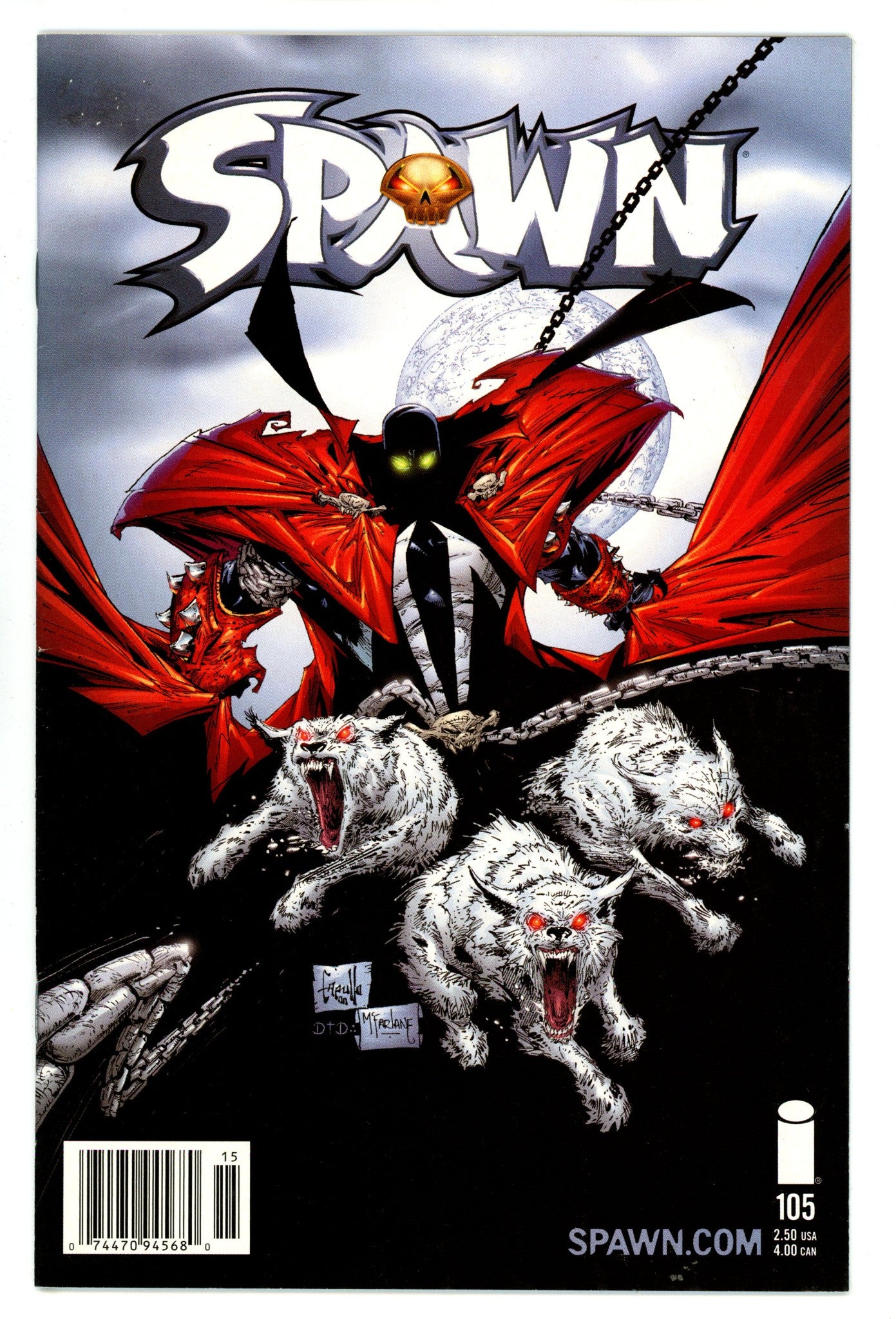 Spawn   105  FN+ (6.5)   (2001)     Newsstand  