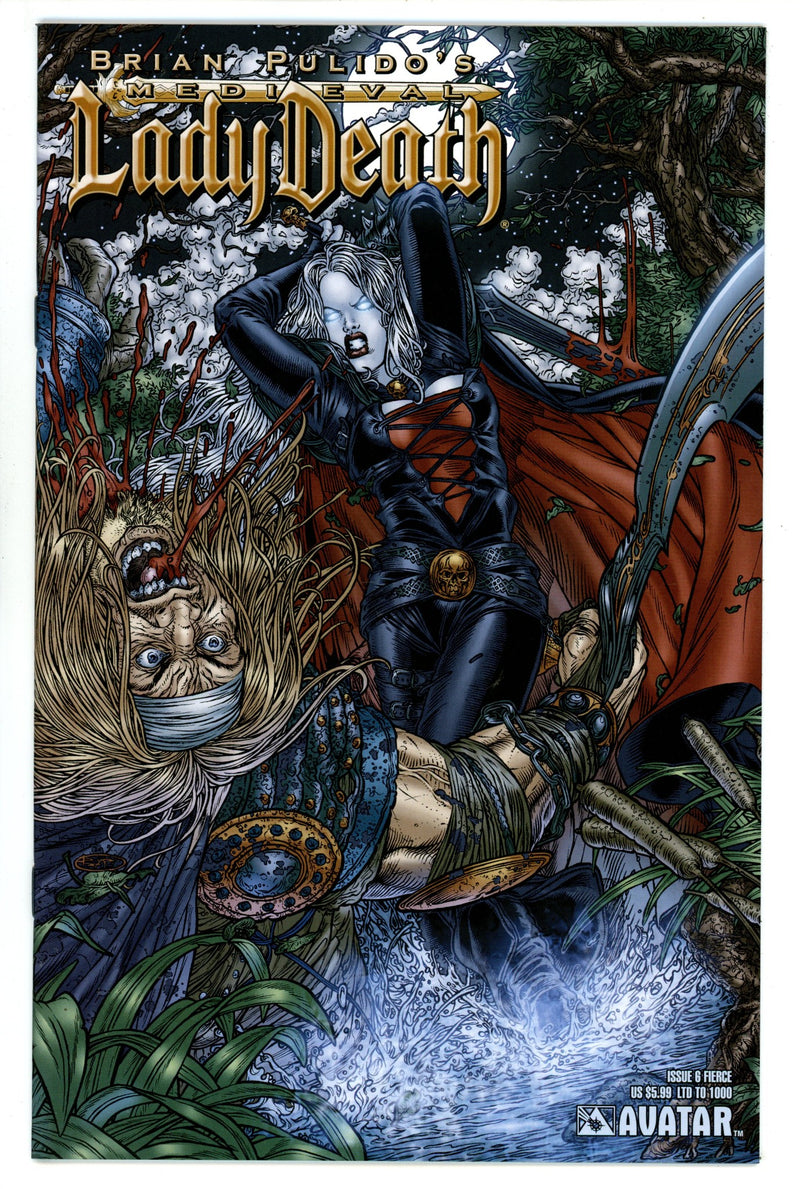 Brian Pulido's Medieval Lady Death 6 High Grade (2005) Ryp Variant 