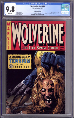 Wolverine Vol 3 55 CGC 9.8 (NM/M)   (2007) Land Homage   Incentive Variant