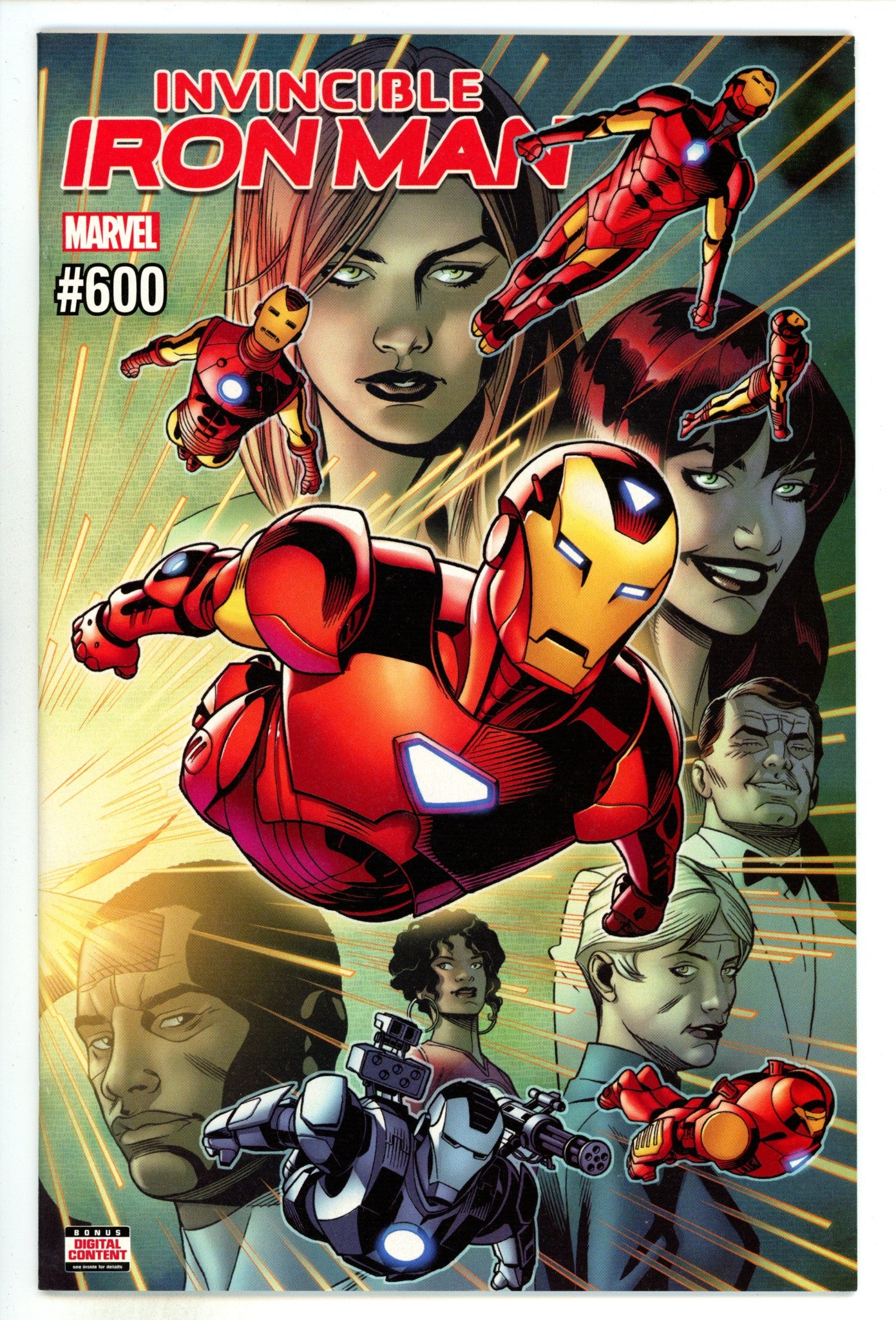 Invincible Iron Man Vol 3 600  Mid Grade  (2018)  