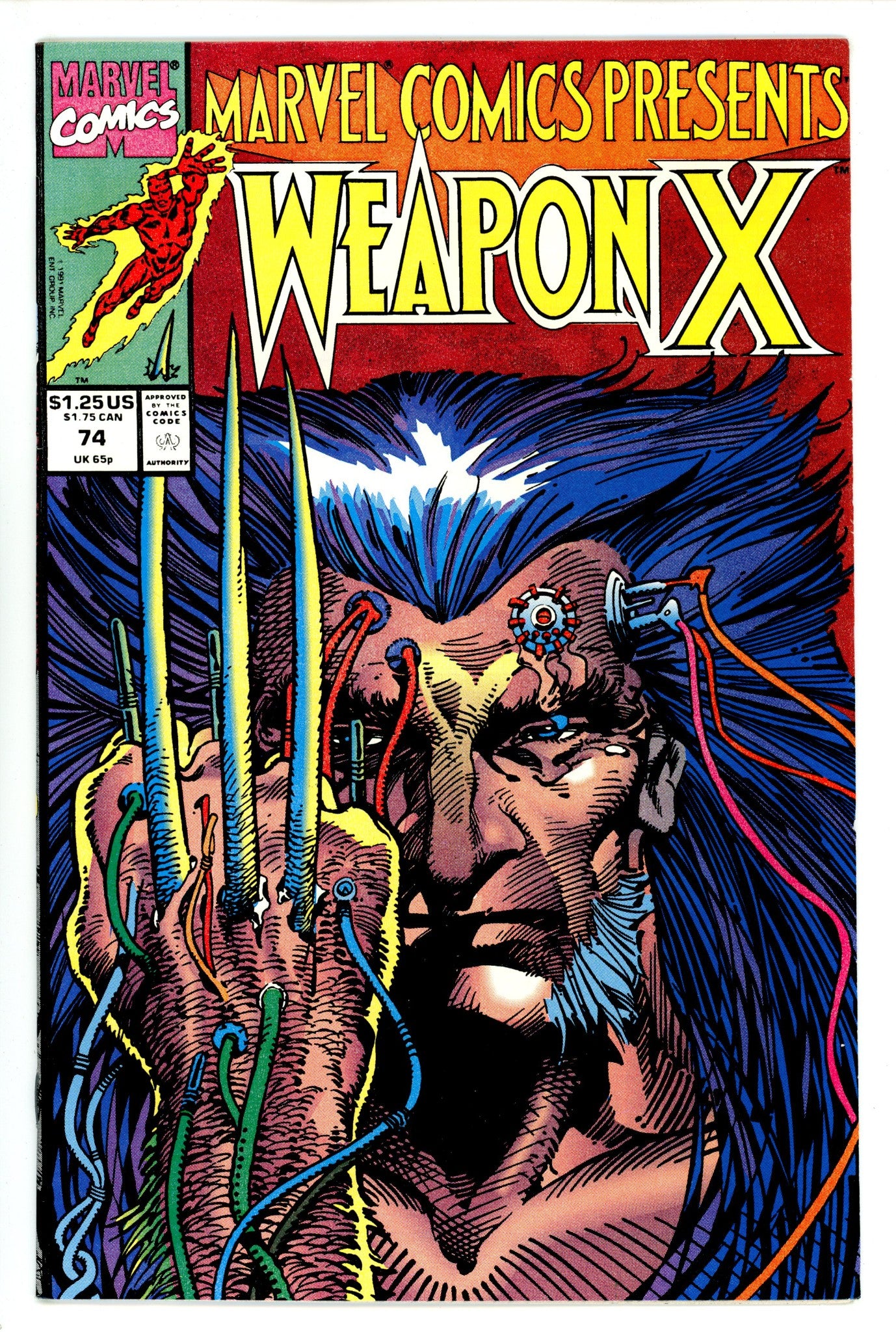 Marvel Comics Presents Vol 1 74 VF+ (8.5) (1991) 