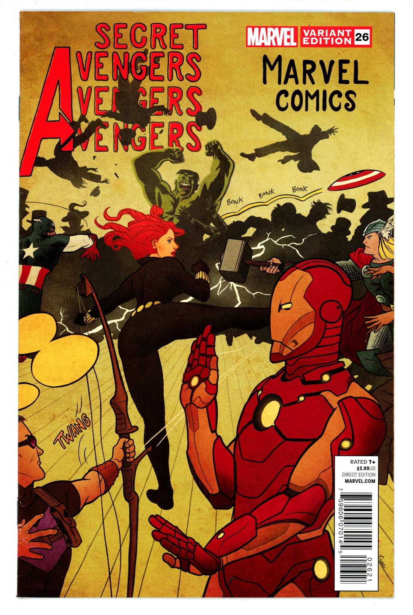 Secret Avengers Vol 1 26 Low Grade (2012) Quinones Incentive Variant 