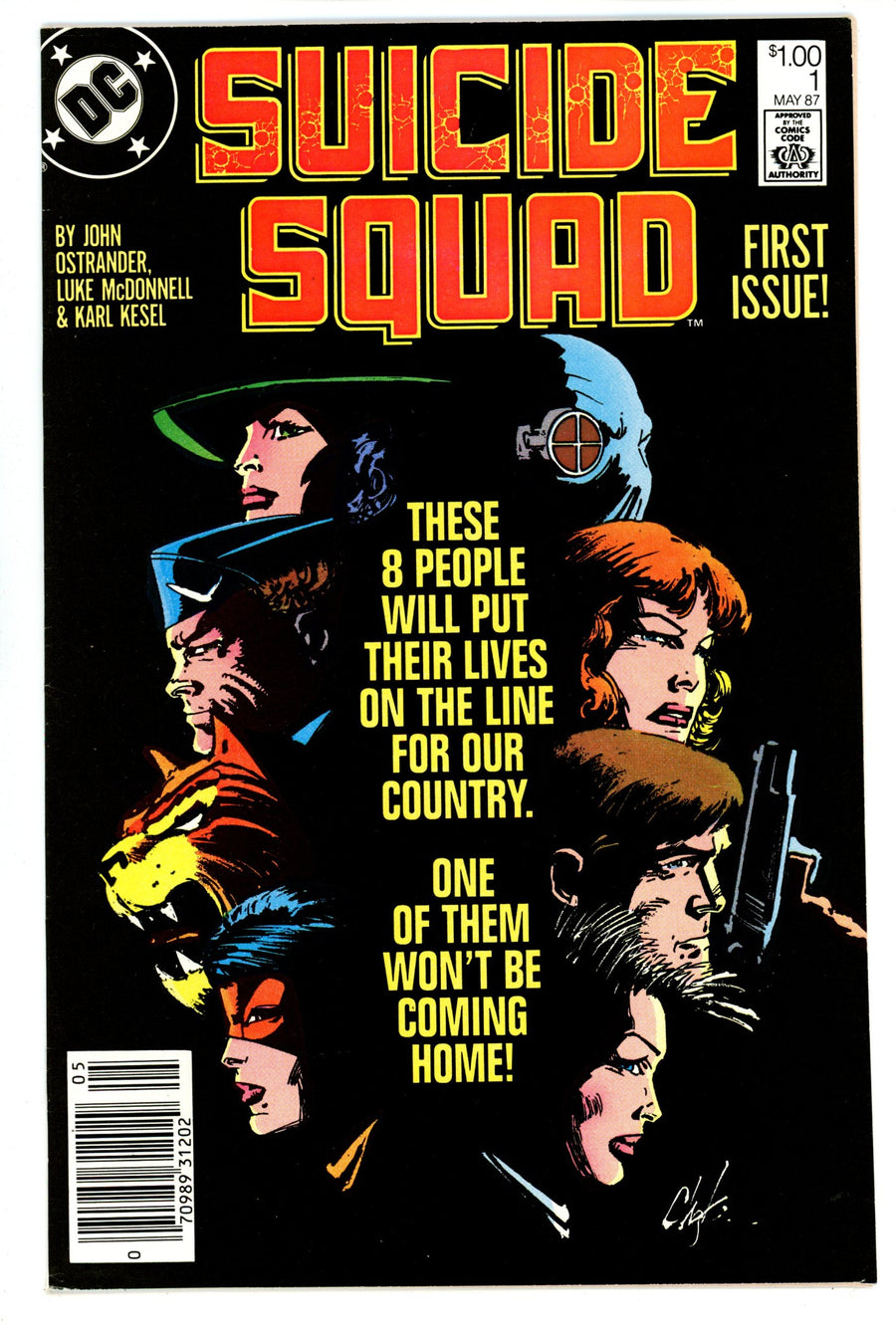 Suicide Squad Vol 1 1 VF+ (8.5) (1987) Canadian Price Variant 