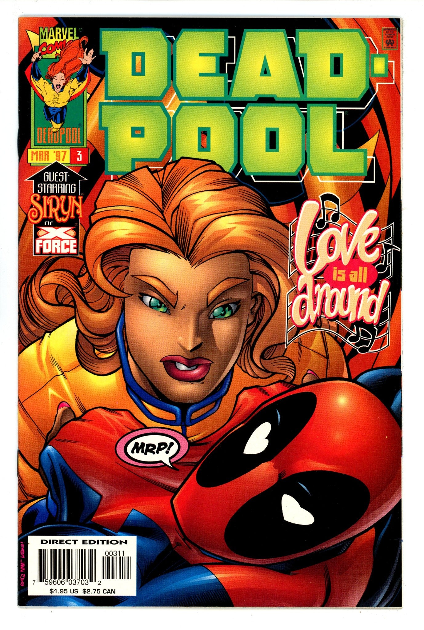 Deadpool Vol 2 3 VF/NM (9.0) (1997) 