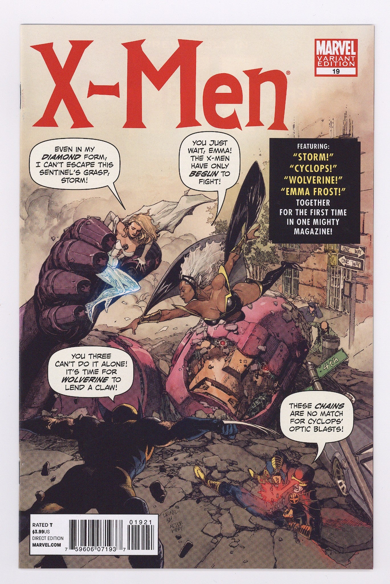 X-Men Vol 2 19 NM- (9.2) (2011) Yu Homeage Incentive Variant 