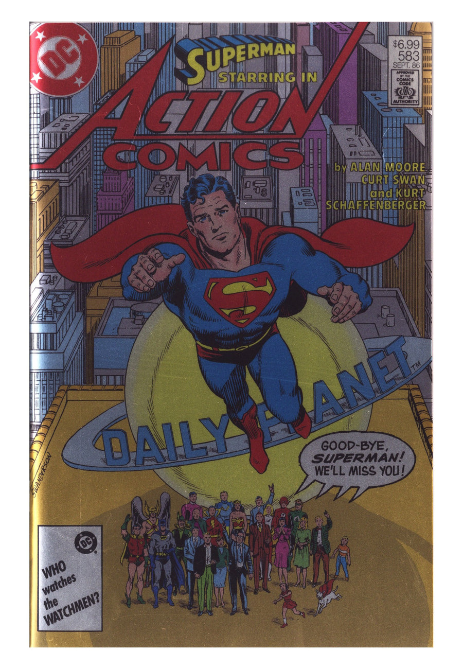 Action Comics Vol 3 583 Swan Facsimile Foil Variant (2026)