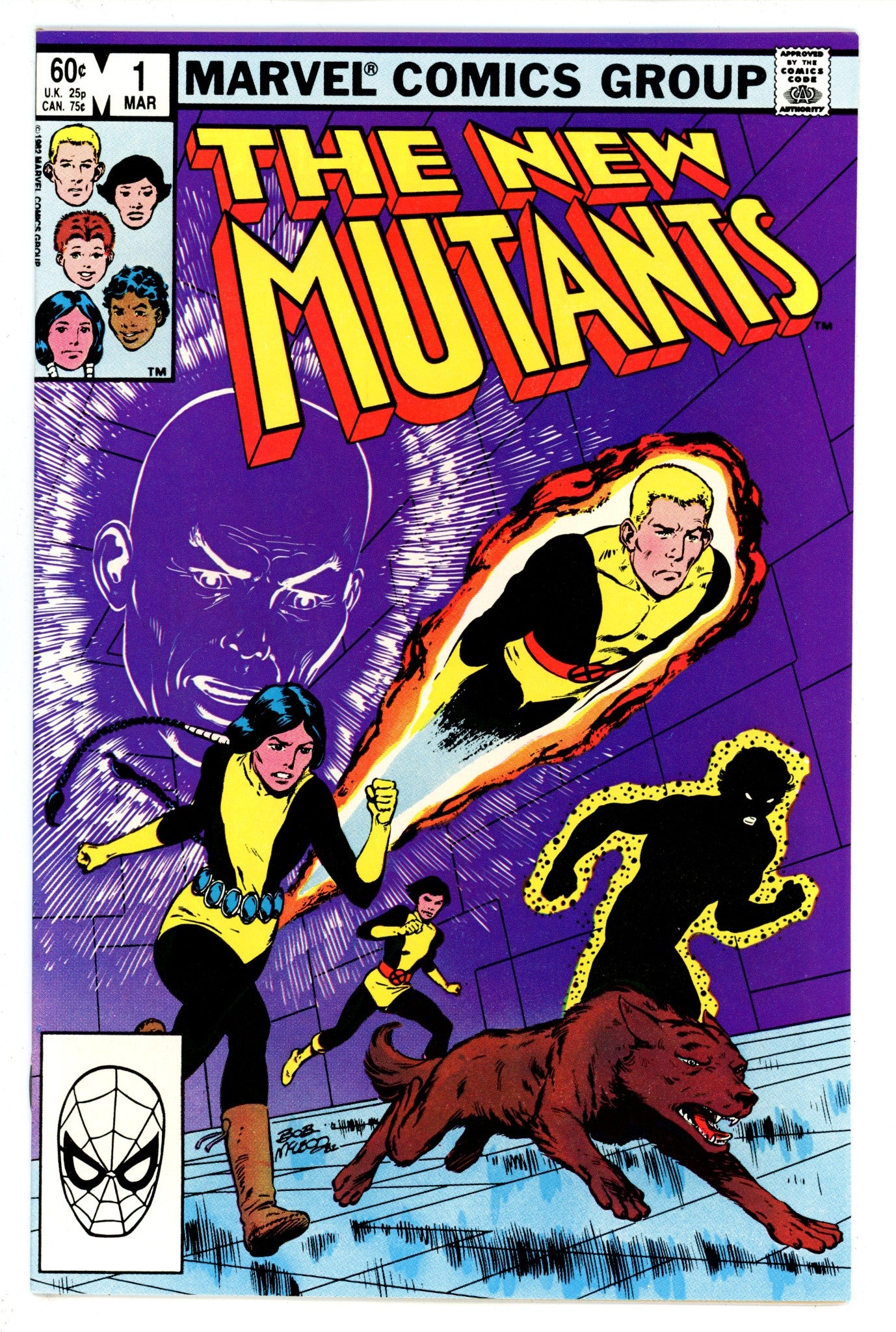 The New Mutants Vol 1 1 VF+ (8.5) (1983) 