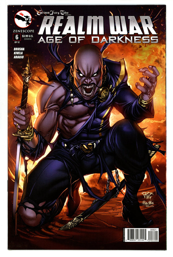 Grimm Fairy Tales Presents Realm War: Age of Darkness 6 High Grade (2015) Pantalena Variant