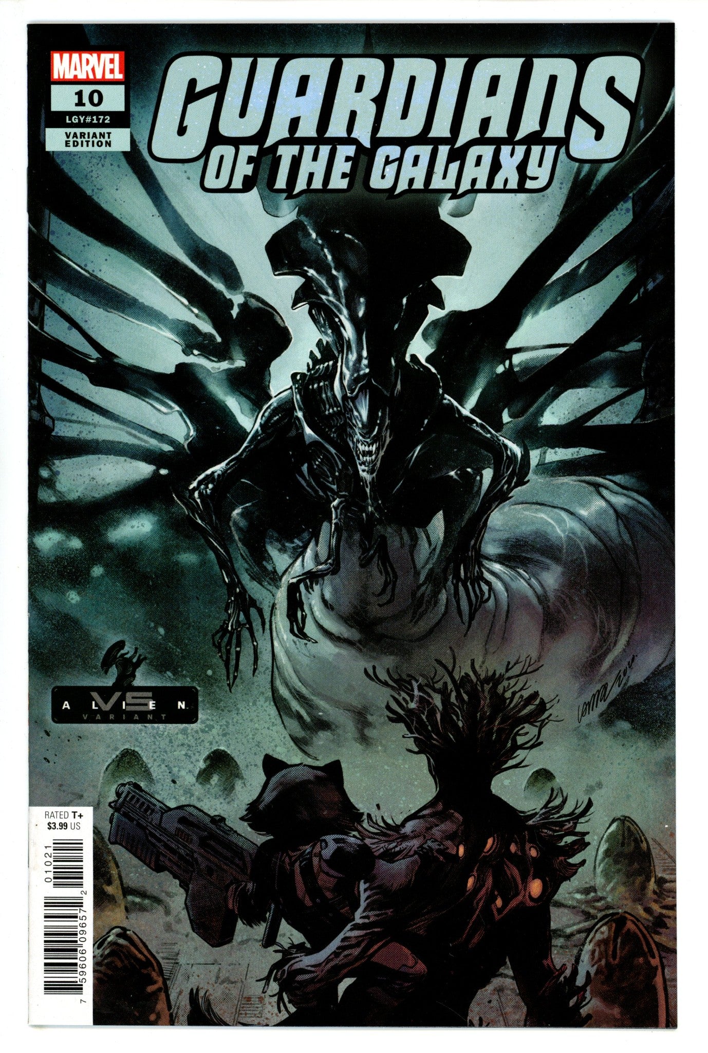 Guardians of the Galaxy Vol 6 10 Larraz Alien Variant (2021)