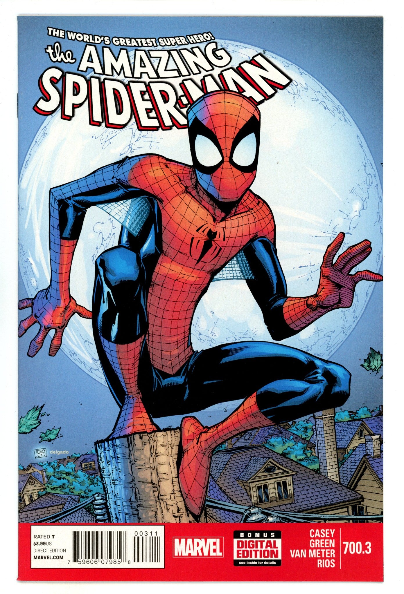 The Amazing Spider-Man Vol 2 700.3  High Grade  (2014)  