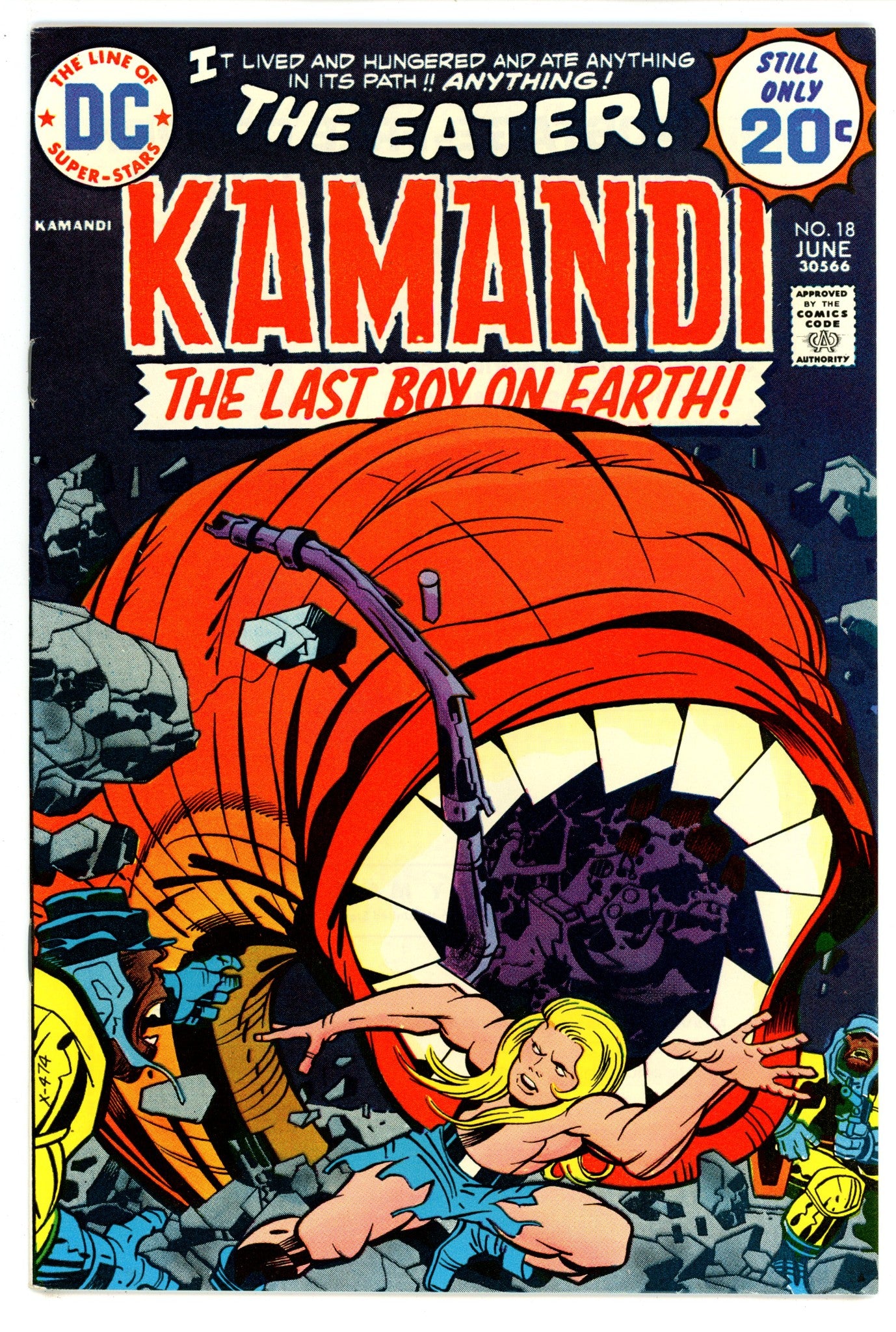 Kamandi, the Last Boy on Earth 18 VF+ (8.5) (1974) 