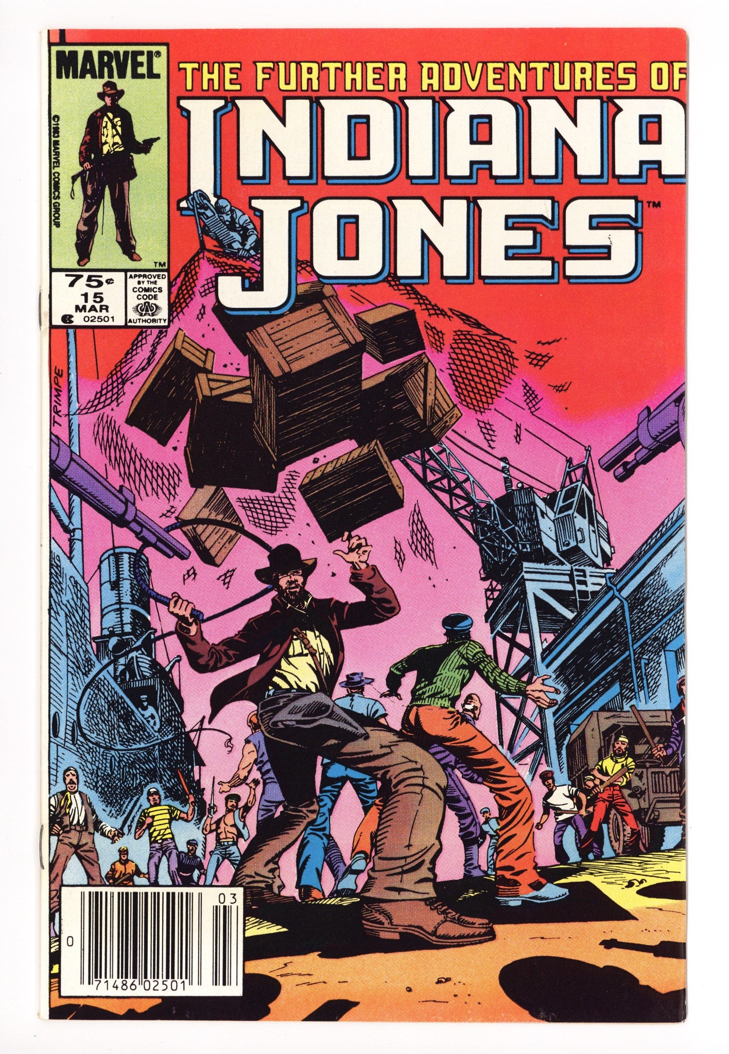 The Further Adventures of Indiana Jones 15 Mid Grade (1984) Canadian Price Variant 