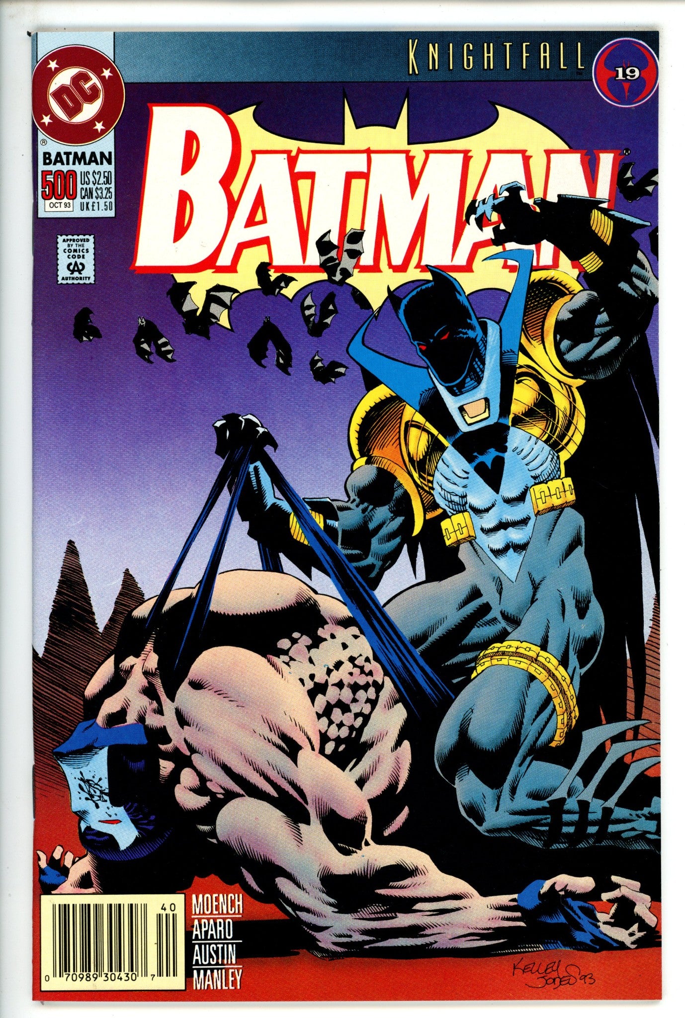 Batman Vol 1 500 Newsstand NM- (1993)