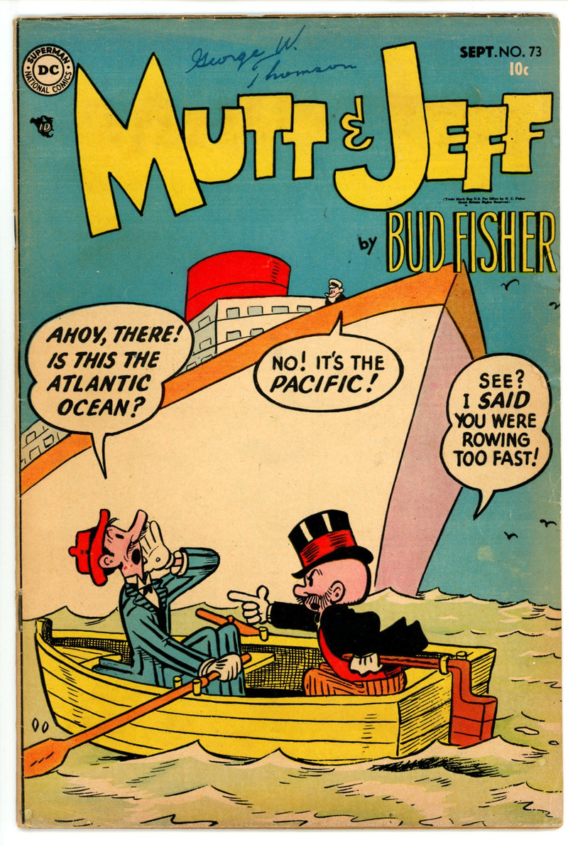 Mutt & Jeff 73 VG+ (4.5) (1954) 