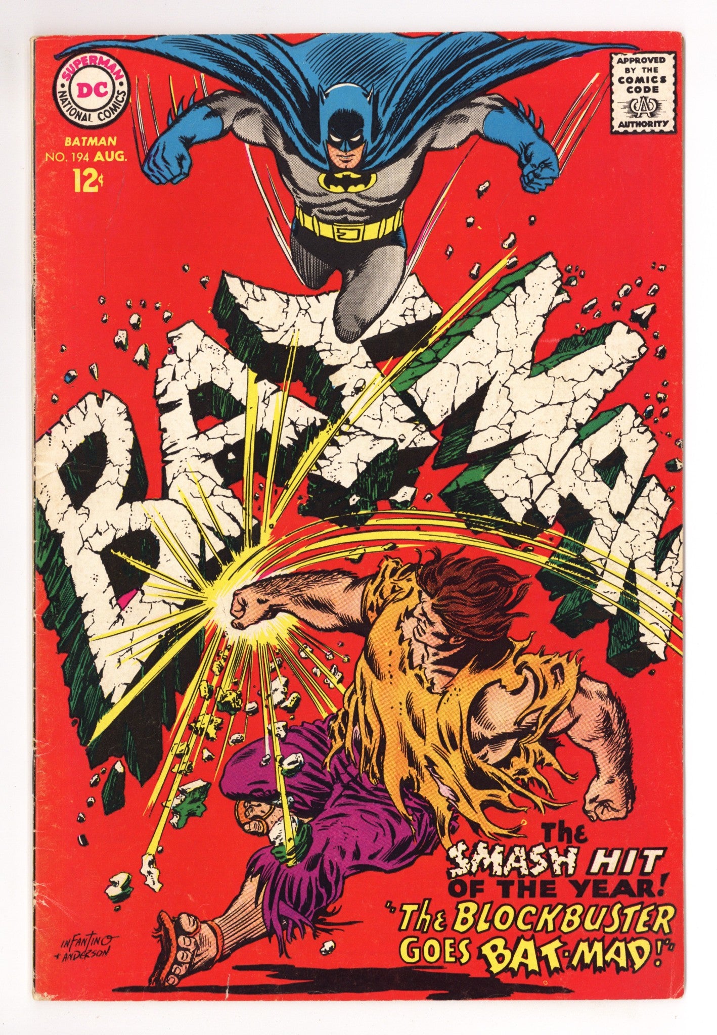 Batman Vol 1 194 VG/FN (5.0) (1967) 