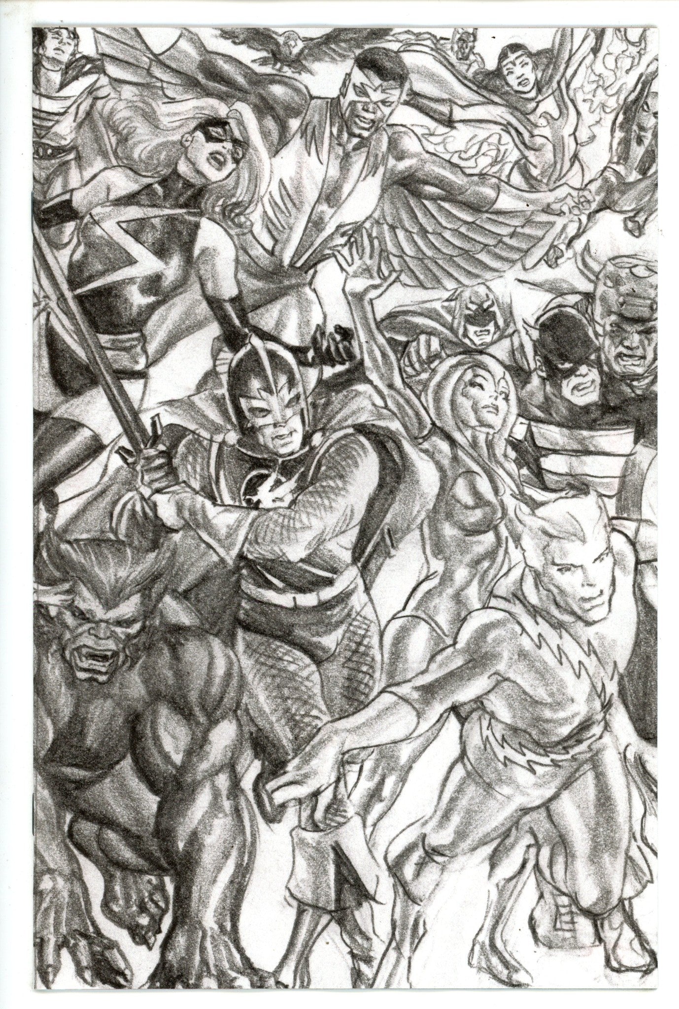 Avengers Vol 9 5 Ross Connecting Sketch Incentive Variant NM- (1900)