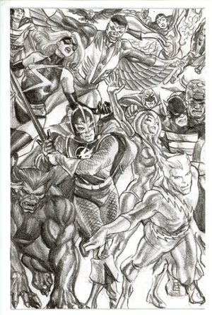 Avengers Vol 9 5 Ross Connecting Sketch Incentive Variant NM- (2023)