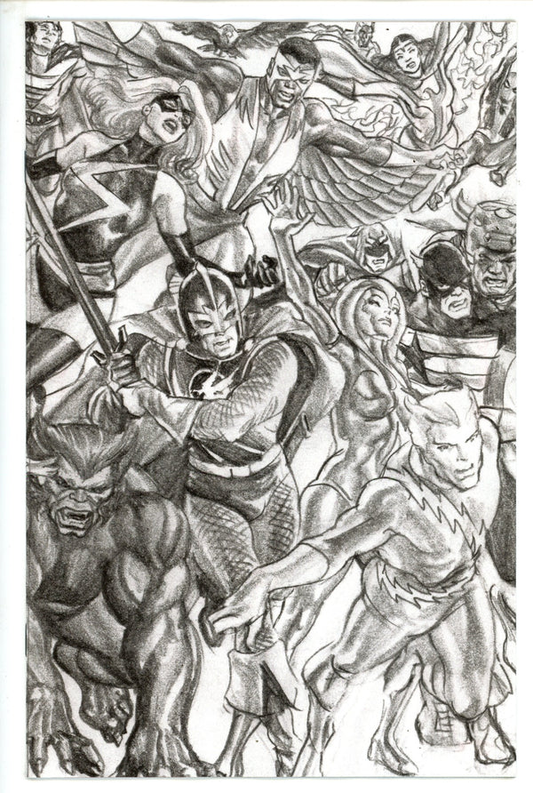 Avengers Vol 9 5 Ross Connecting Sketch Incentive Variant NM- (2023)