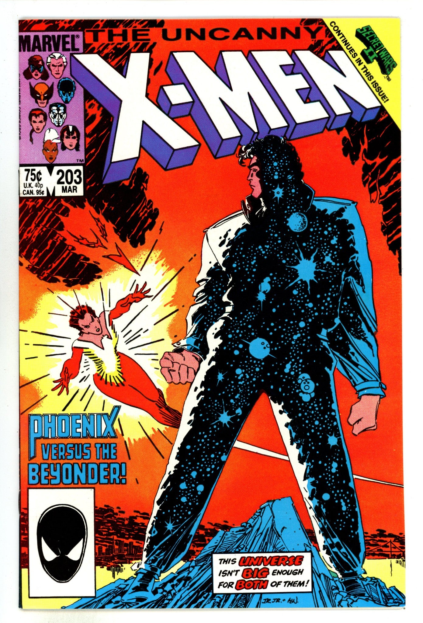 The Uncanny X-Men Vol 1 203 High Grade (1986) 
