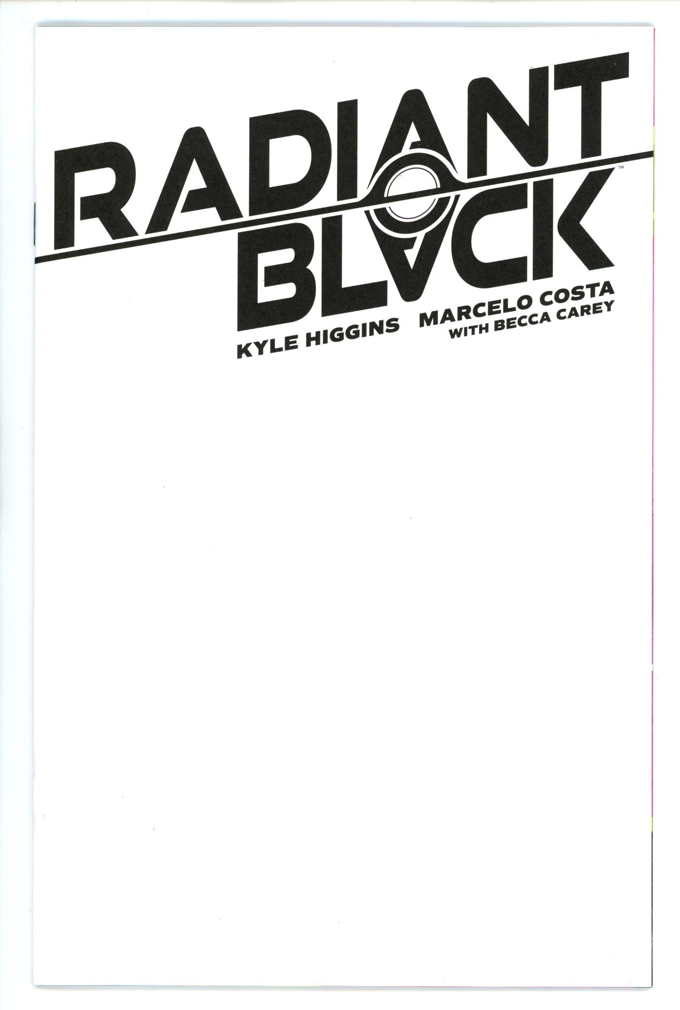 Radiant Black 1 High Grade (2021) Blank Variant 