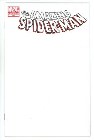 The Amazing Spider-Man Vol 2 648 NM- (9.2) (2011) Blank Variant