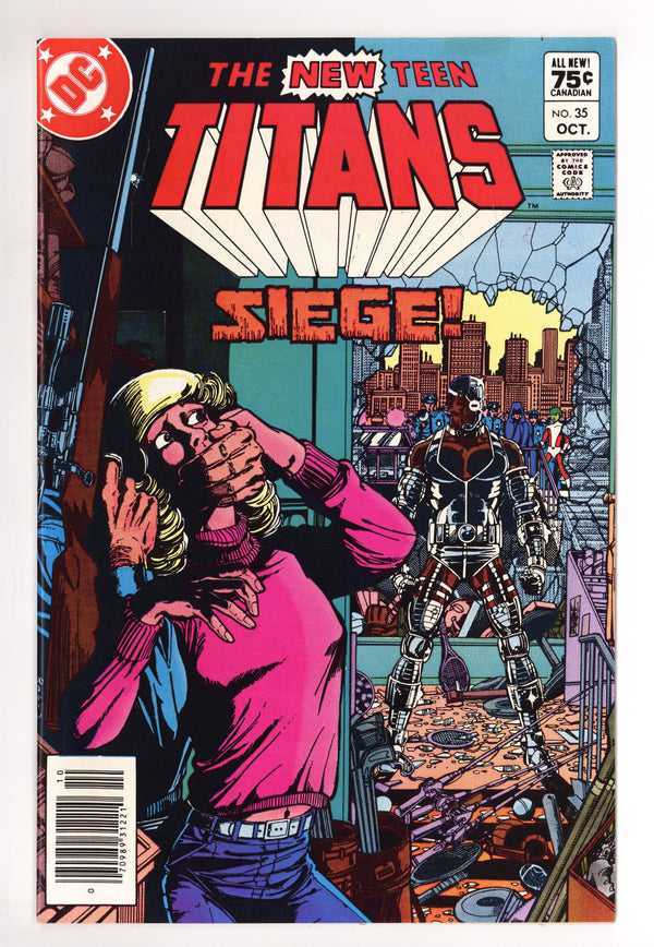 The New Teen Titans Vol 1 35 NM- (9.2) (1983) Canadian Price Variant