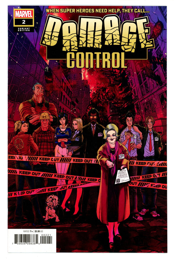 Damage Control Vol 4 2 (17) High Grade (2022) Superlog Variant