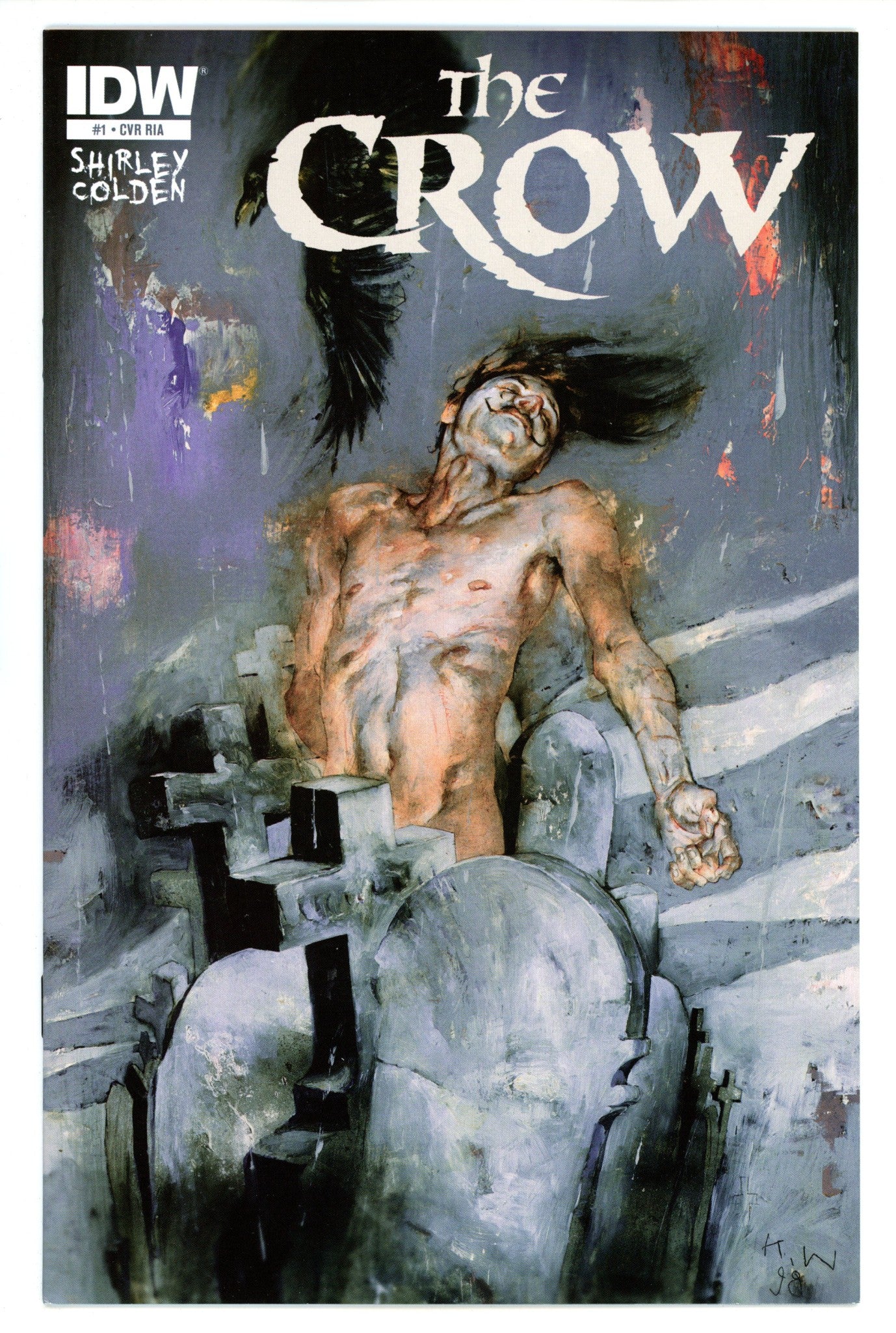 The Crow: Death and Rebirth 1 NM- (9.2) (2012) Williams Incentive Variant 