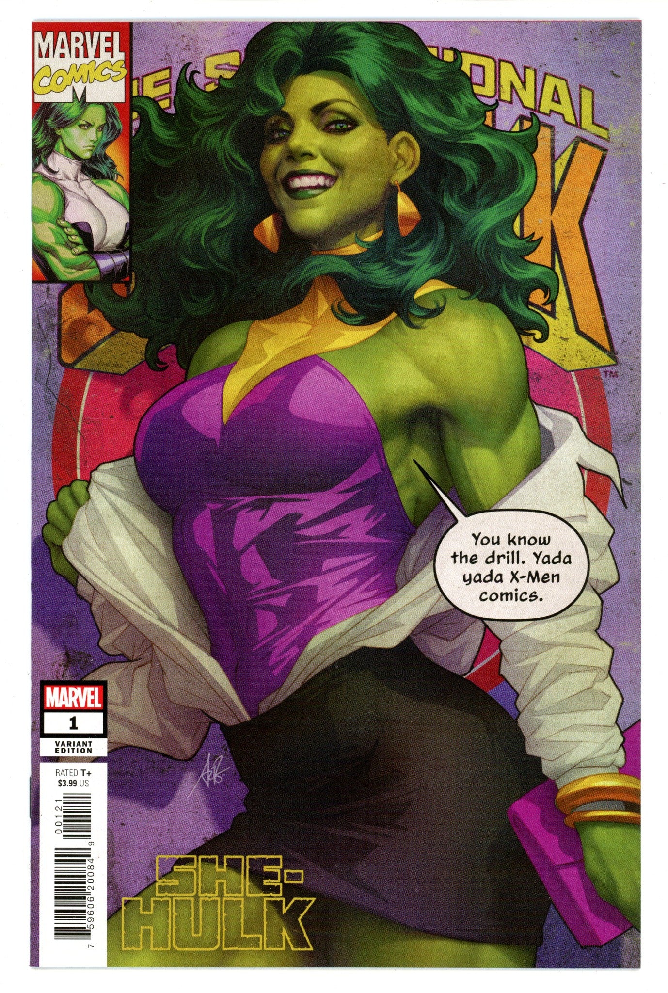 She-Hulk Vol 4 1 High Grade (2022) Artgerm Variant 
