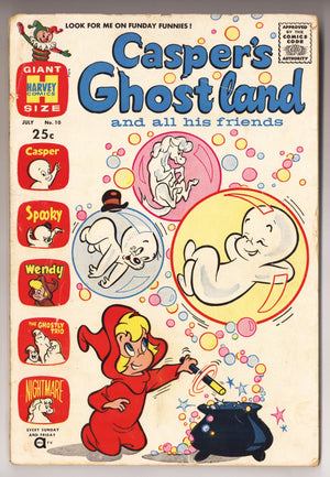 Casper's Ghostland 10 PR (0.5) Spine Split (1961)