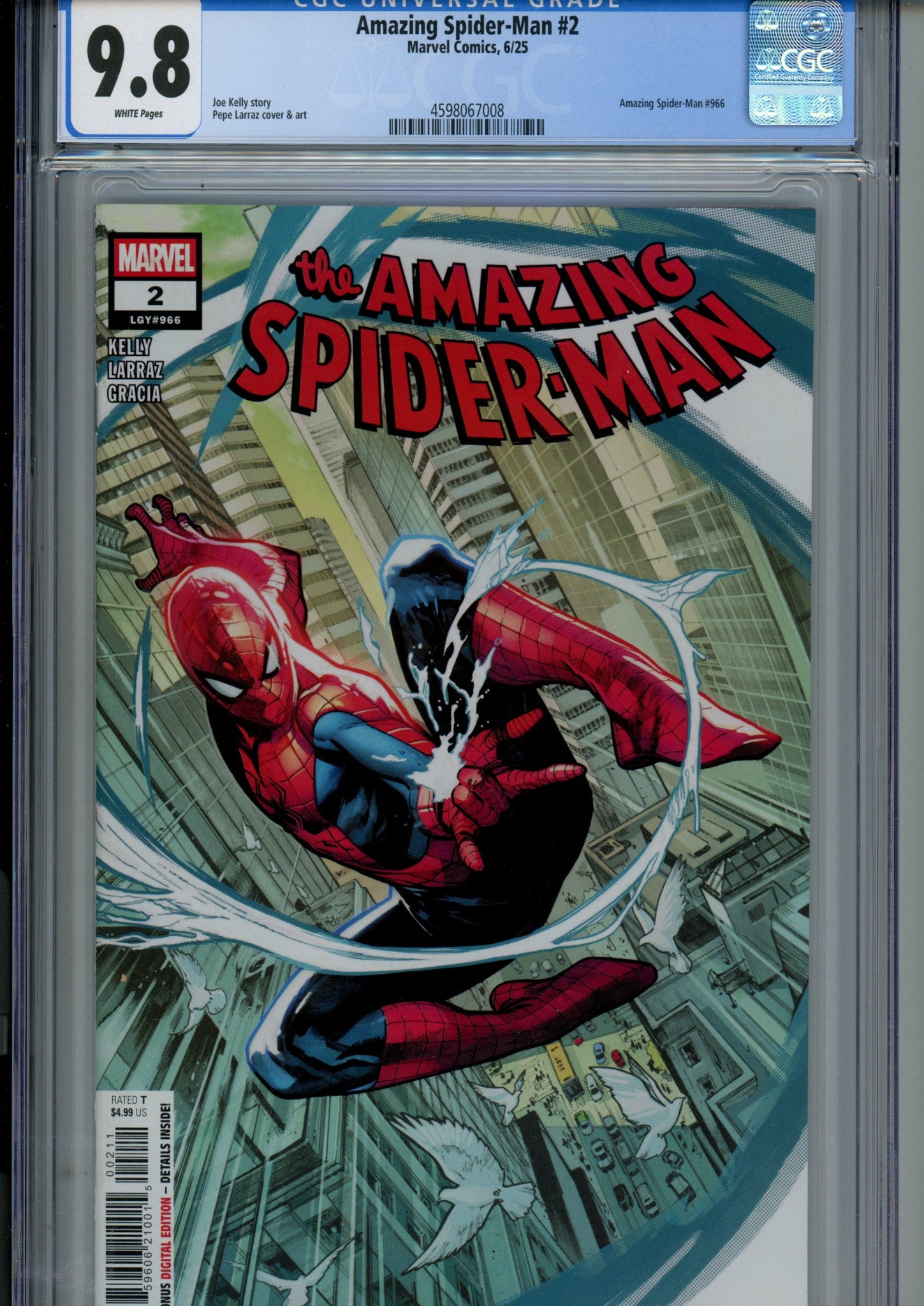 Amazing Spider-Man Vol 7 2 CGC 9.8 (NM/M) (2025) 