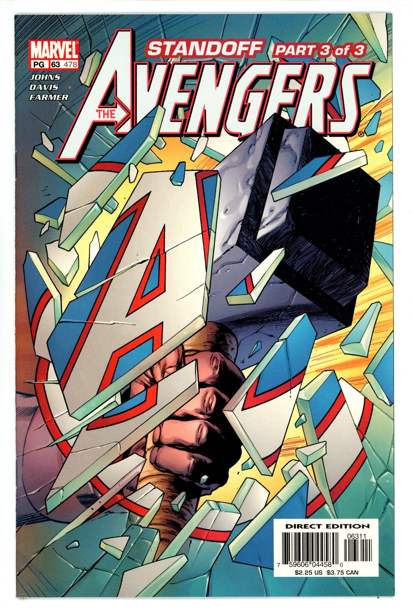 Avengers Vol 3 63 (478) High Grade (2003) 