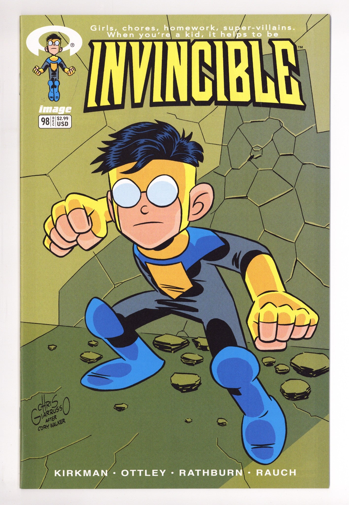 Invincible 98 NM- (9.2) (2012) Giarrusso Homage Variant 