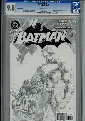 Batman Vol 1 612 CGC 9.8 (NM/M) (2003) Sketch 2nd Print