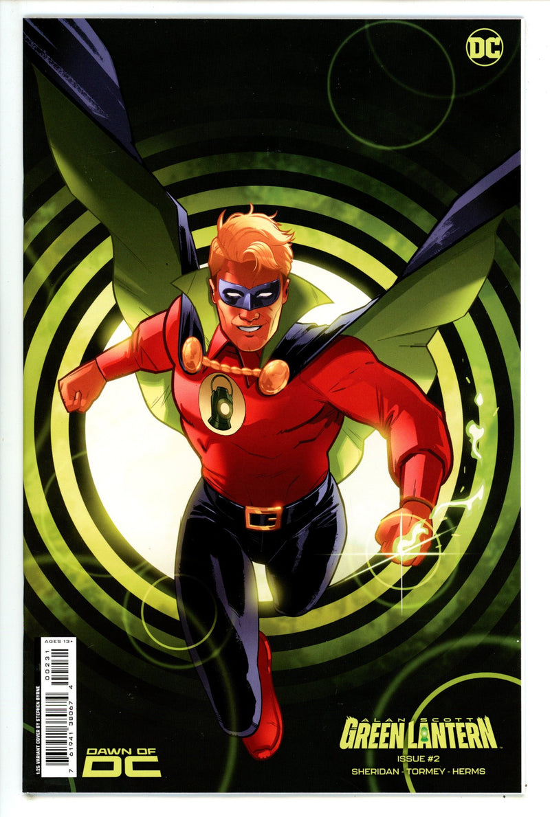 Alan Scott The Green Lantern 2 Byrne Incentive Variant NM+ (2023)
