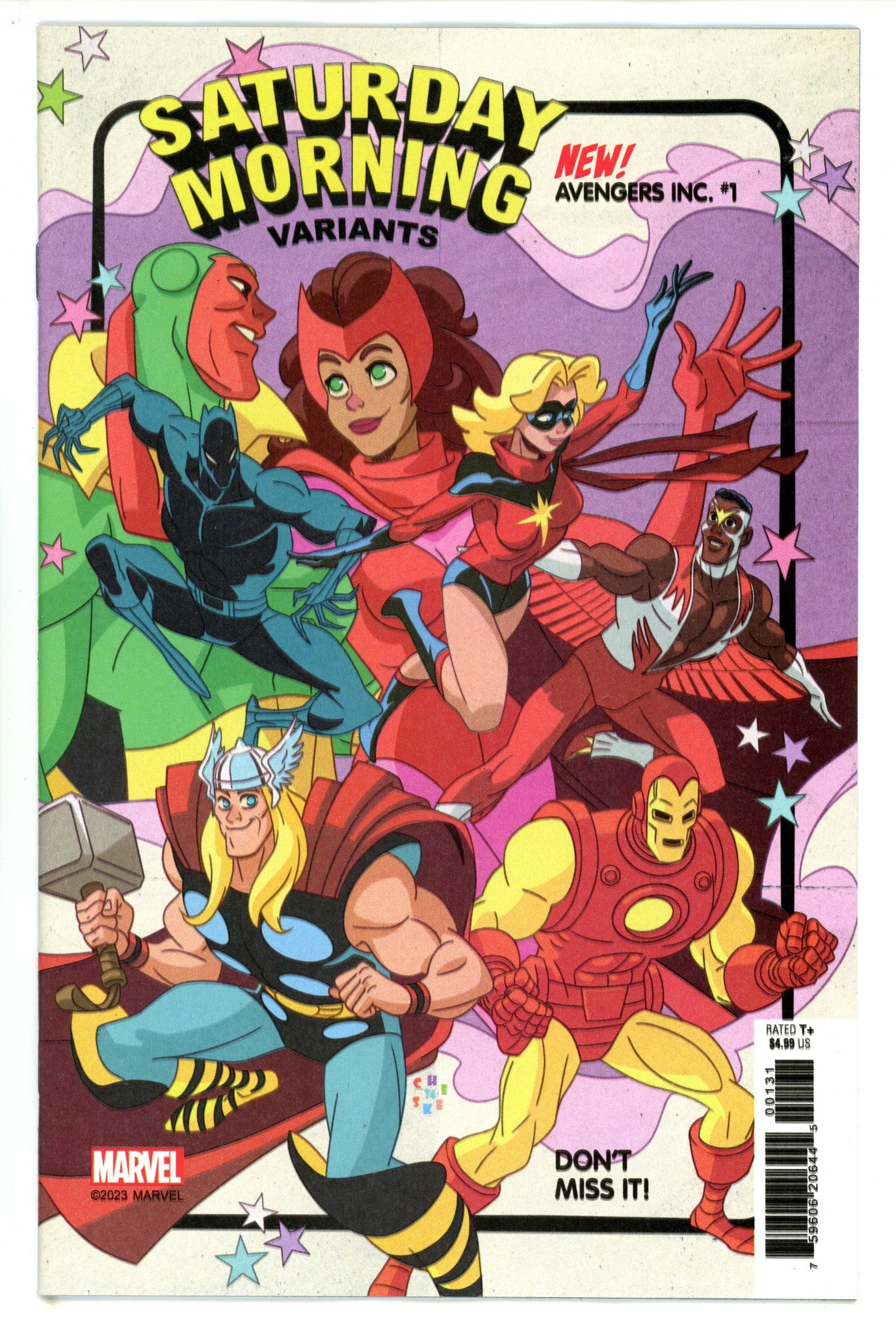 Avengers Inc 1 Galloway Saturday Morning Variant (2023)