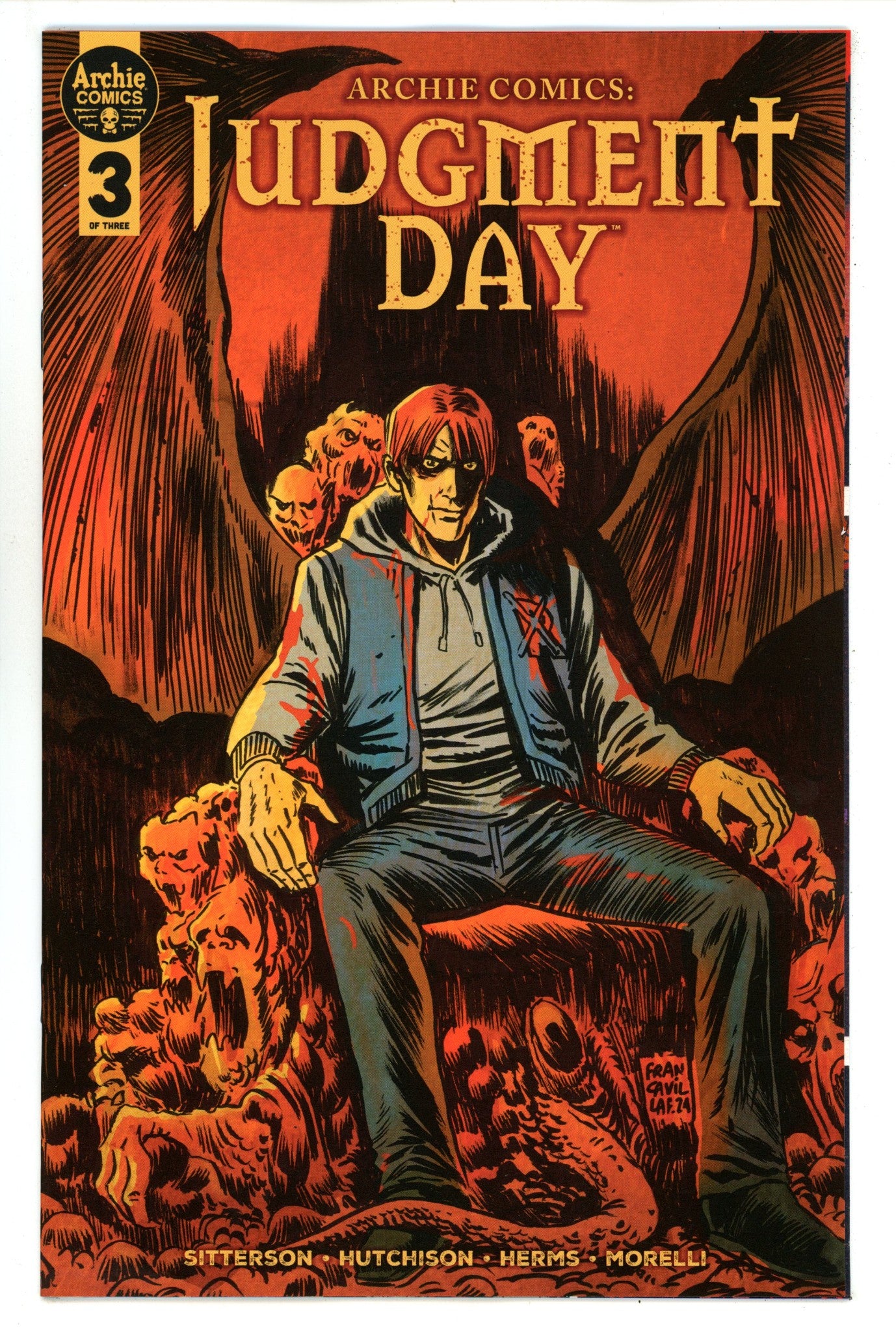 Archie Comics Judgment Day 3 Francavilla Variant (2024)