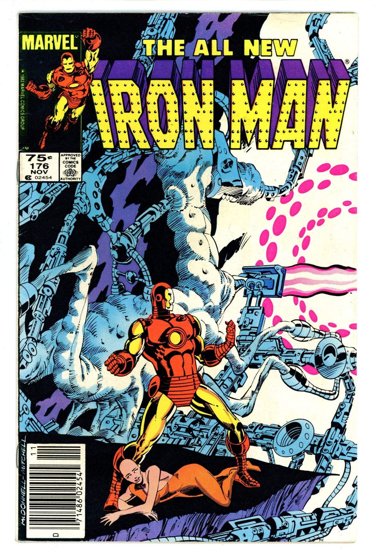 Iron Man Vol 1 176  Low Grade   (1983)   Canadian Price Variant