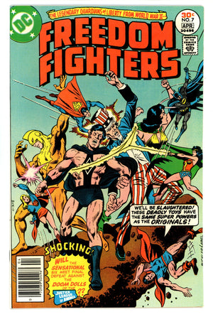 Freedom Fighters Vol 1 7 VF+ (8.5) (1977) 