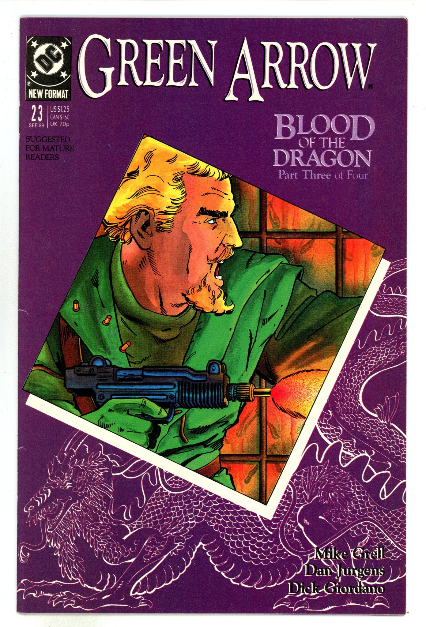 Green Arrow Vol 2 23 Mid Grade (1989) 