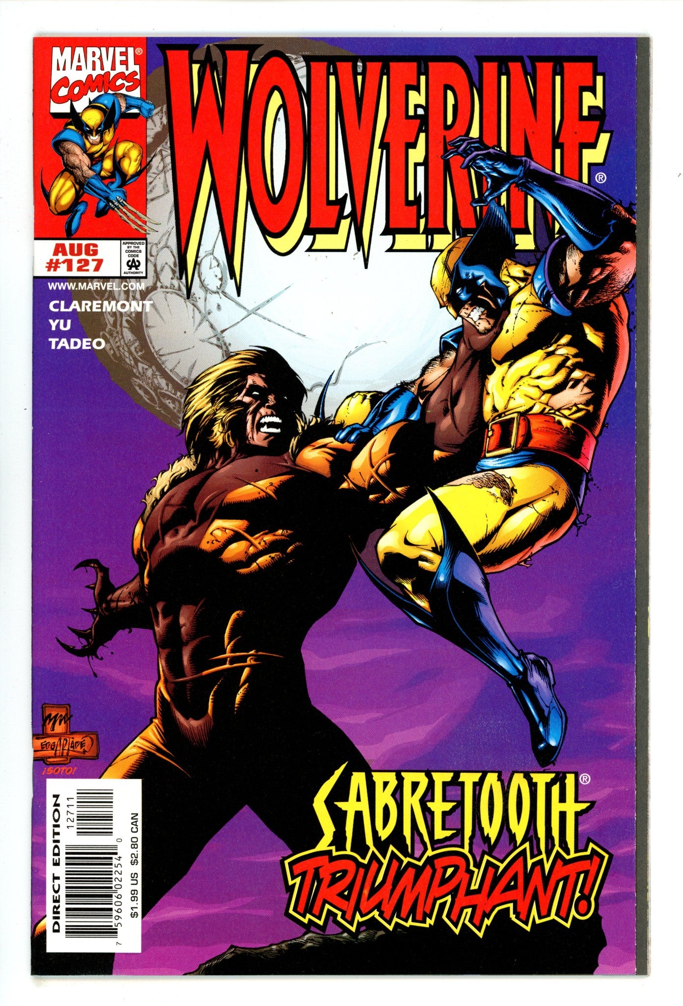Wolverine Vol 2 127 High Grade (1998) 