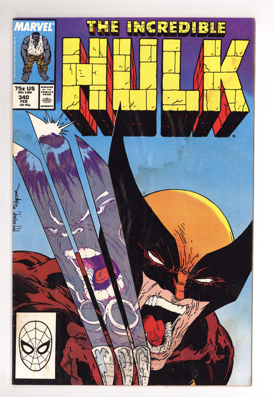 The Incredible Hulk Vol 1 340 GD/VG (3.0) (1988) 
