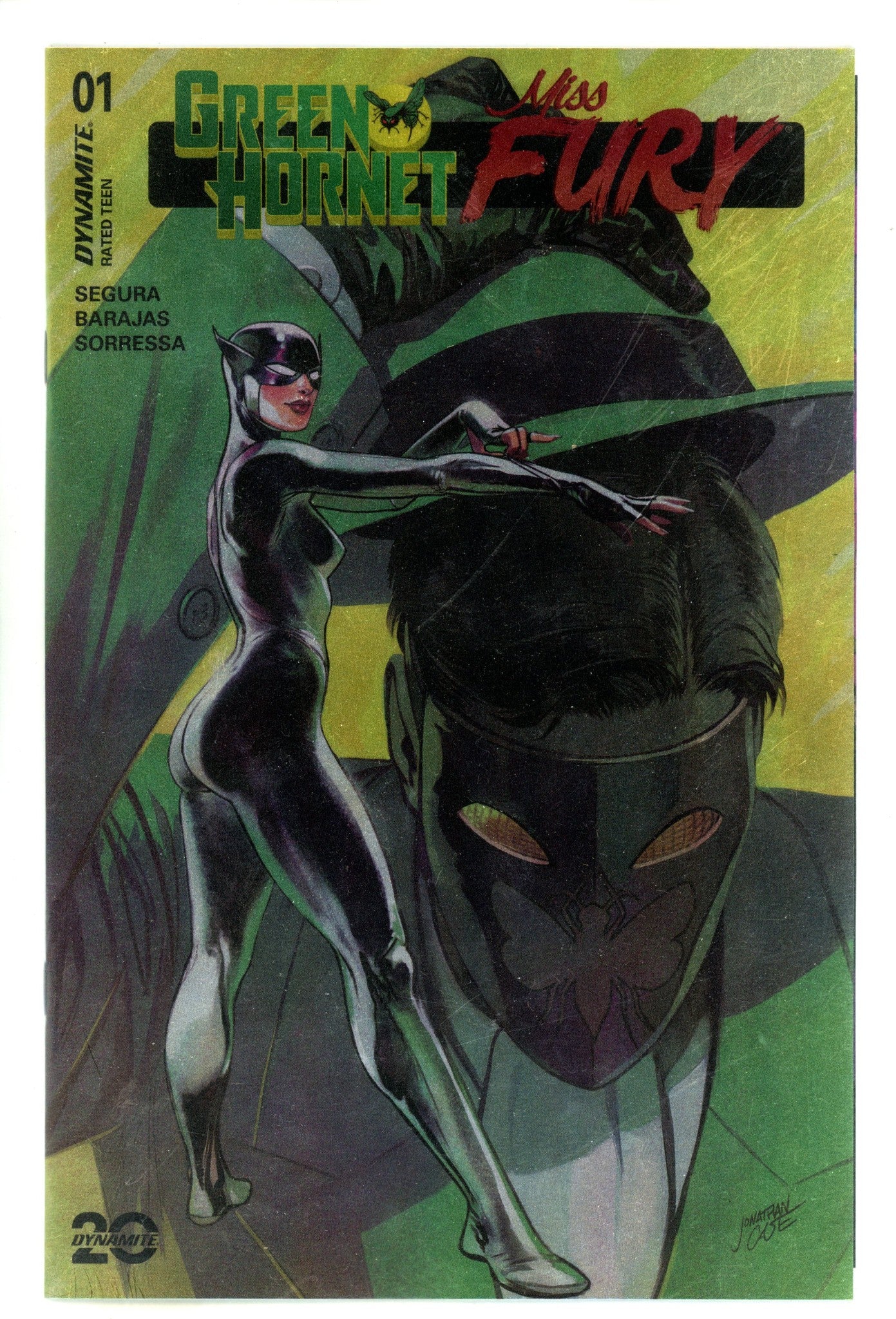 Green Hornet Miss Fury 1 Case Foil Variant (2025)