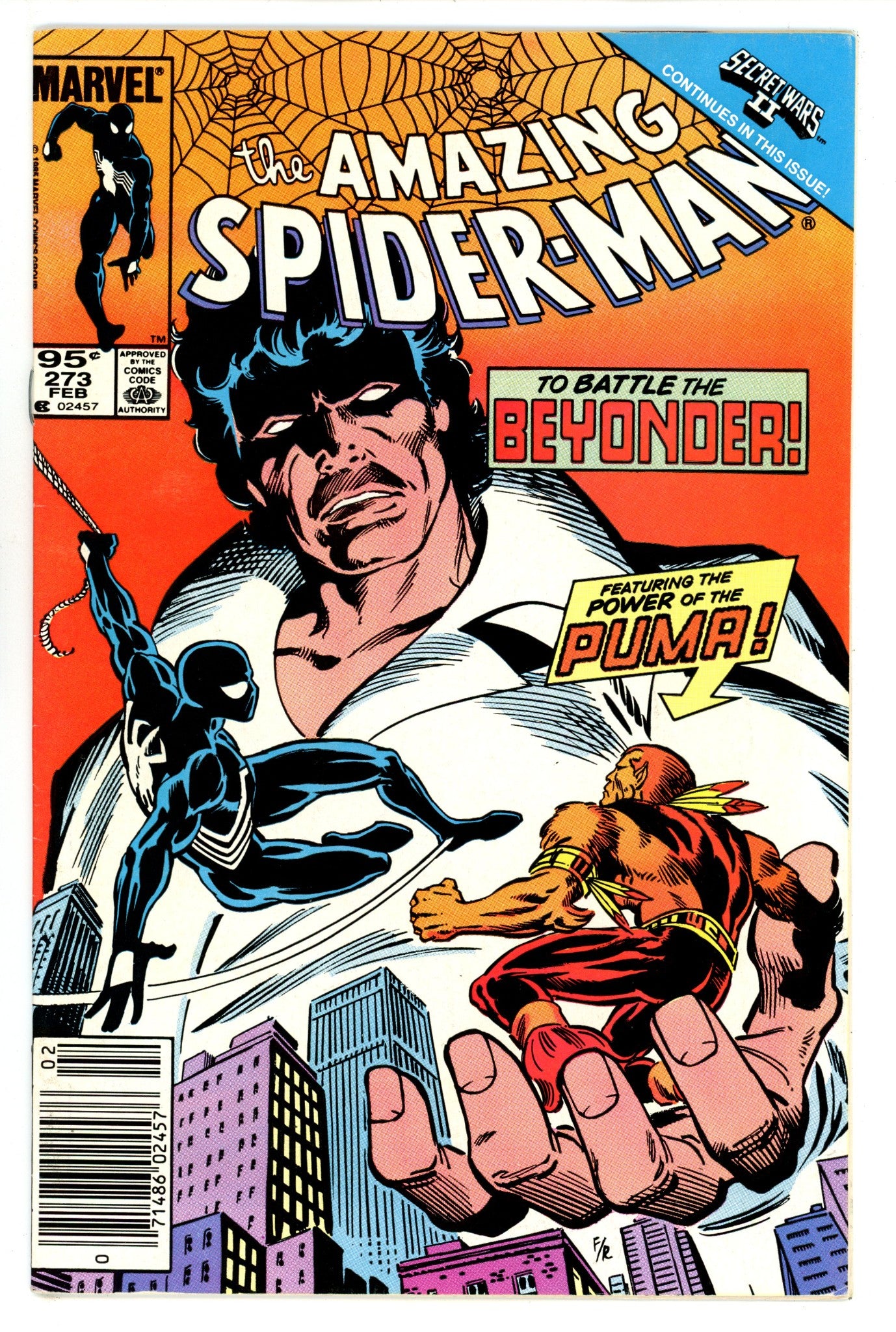 The Amazing Spider-Man Vol 1 273 FN+ (6.5) (1986) Canadian Price Variant 