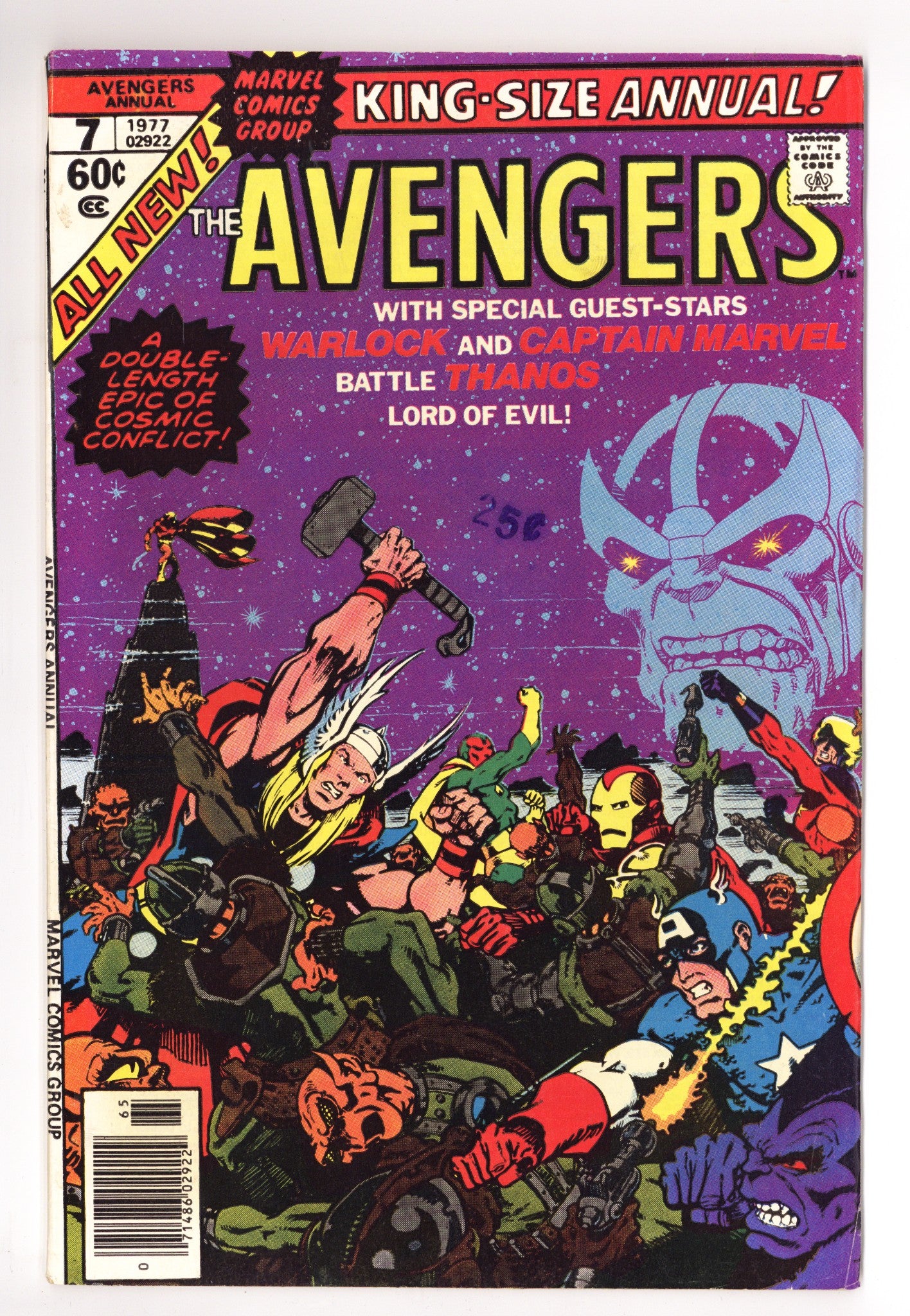 The Avengers Annual Vol 1 7 FN/VF (7.0) (1977) 