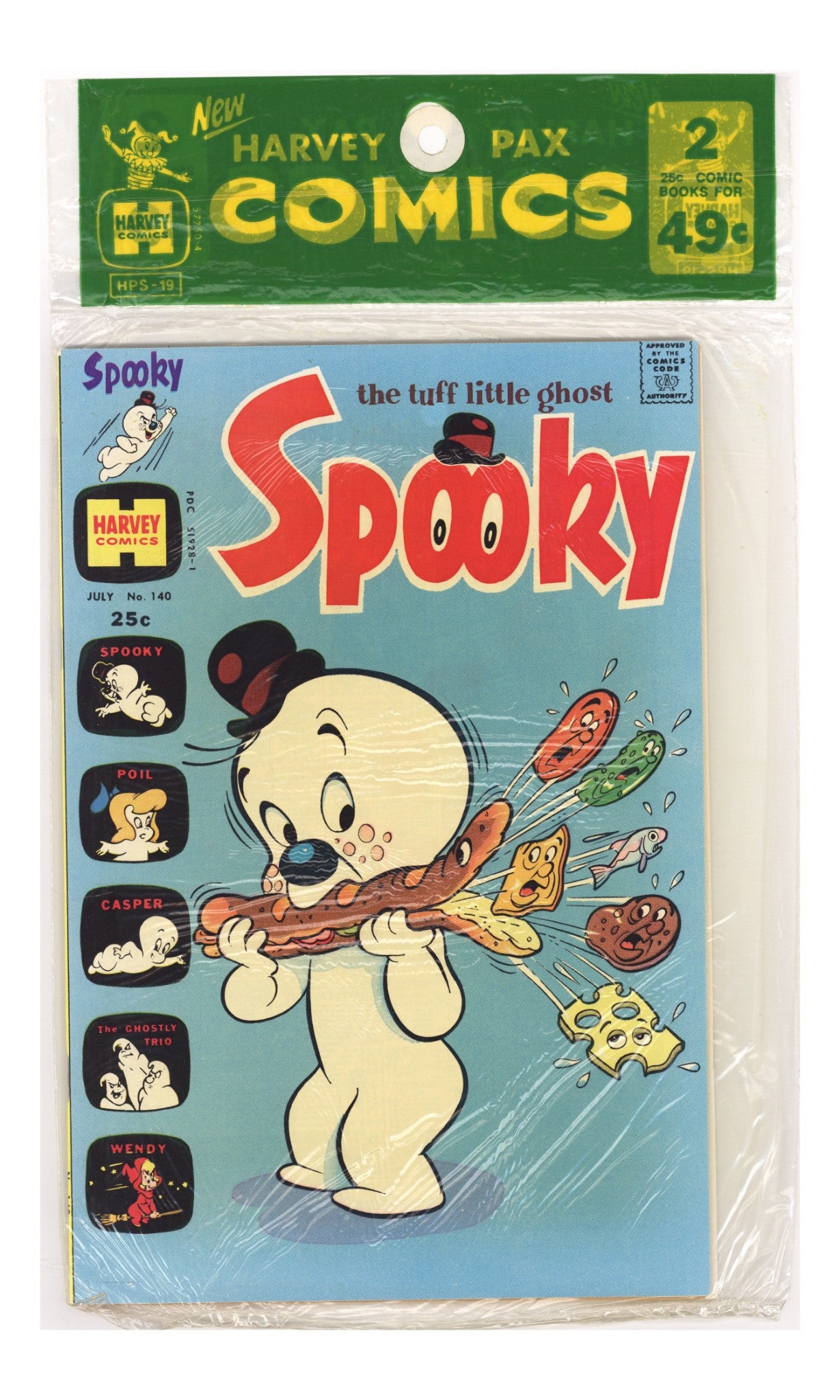 Harvey Pax Comics 2 Pack HPS-19 New, Sealed (1974) 