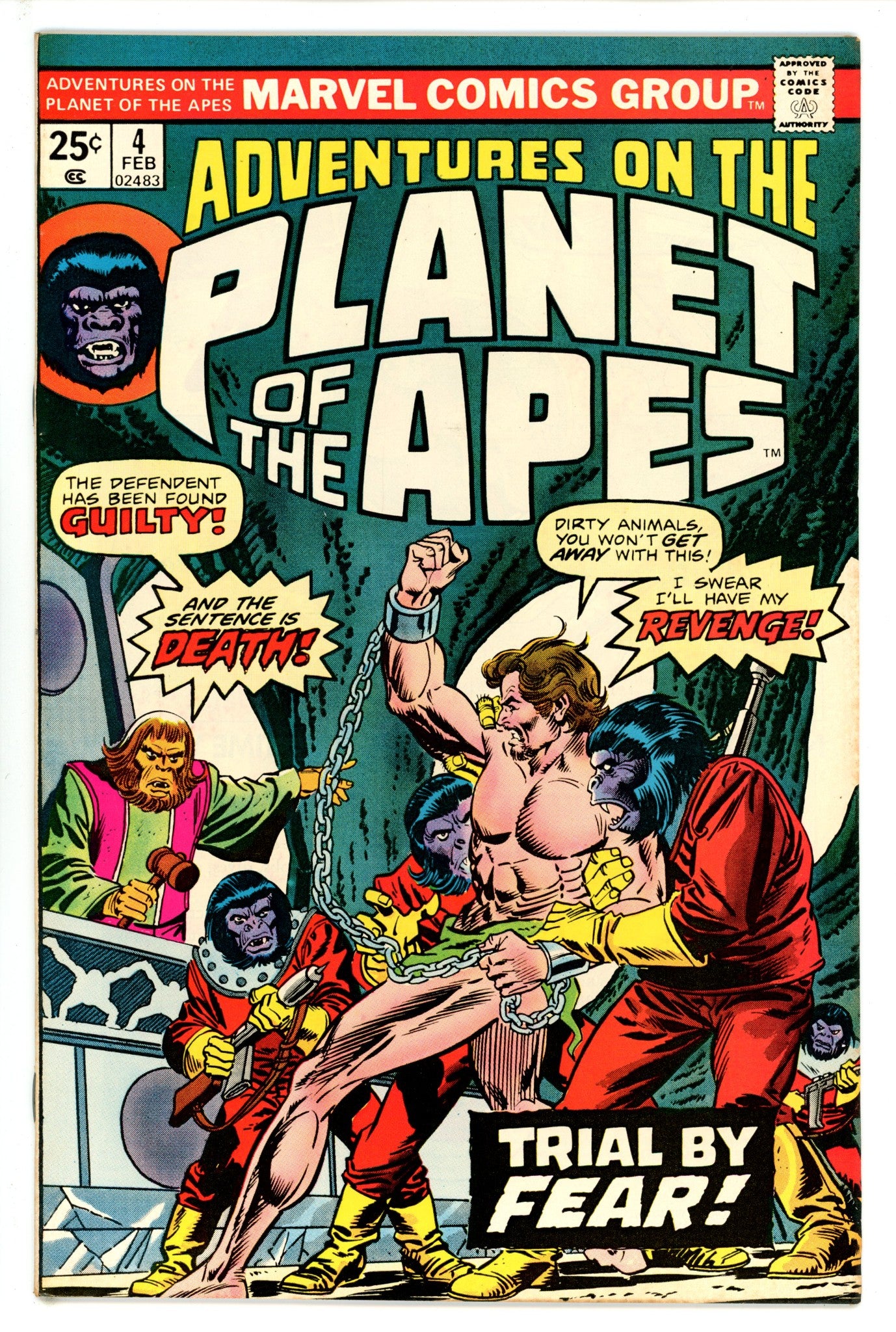 Adventures on the Planet of the Apes 4 FN/VF (1976)